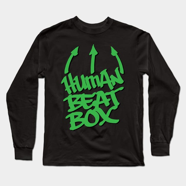 Human Beatbox Long Sleeve T-Shirt by inktheplace2b